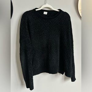 Black a new day soft sweater